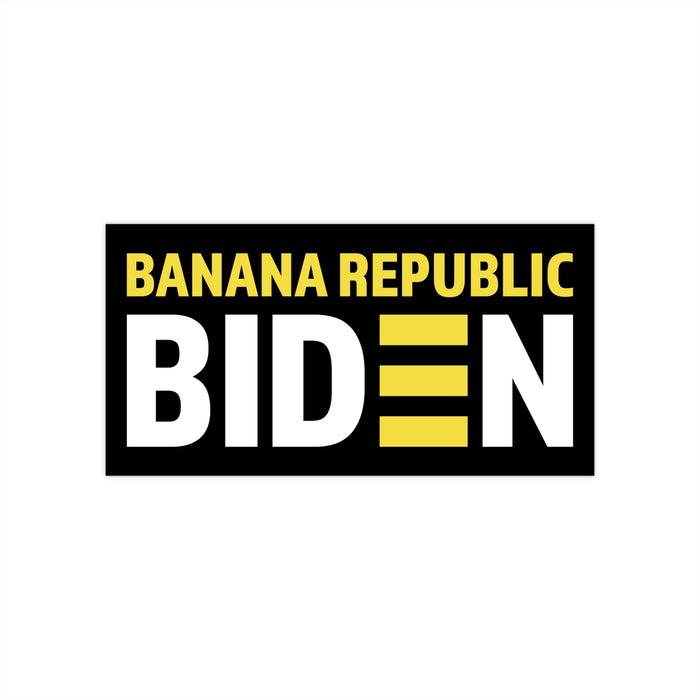 Banana Republic Biden Bumper Sticker