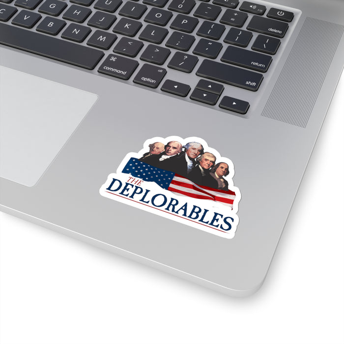 The Deplorable Founding Fathers Kiss-Cut Stickers (4 sizes)