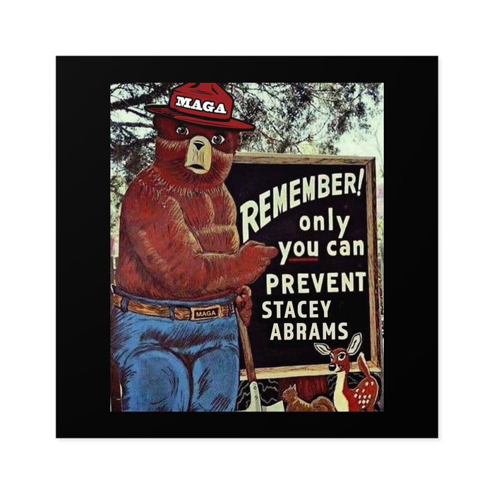 Only You Can Prevent Stacey Abrams Sticker (Indoor\Outdoor)