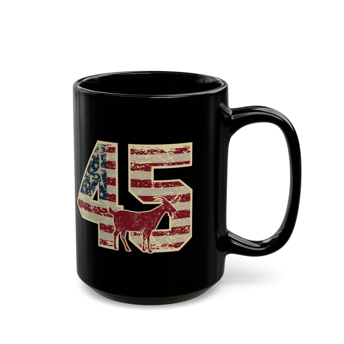 Patriotic 45 G.O.A.T. Mug (11oz, 15oz)