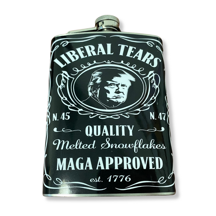 Liberal Tears "MAGA Approved" Flask