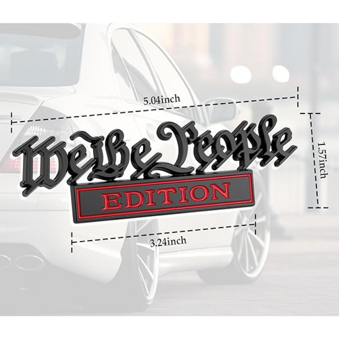 We the People Edition Auto Emblem (4 Designs)