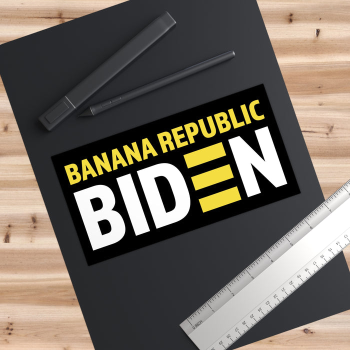 Banana Republic Biden Bumper Sticker