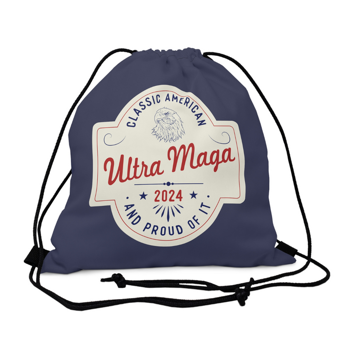 Ultra MAGA "Classic American and Proud of It" Drawstring Bag