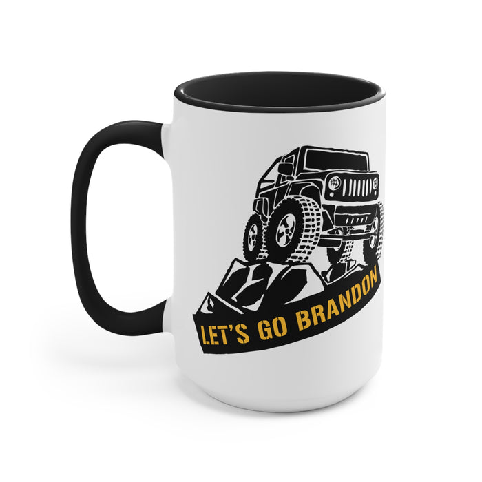 LET'S GO BRANDON, Jeep Mug (2 sizes, 3 colors)