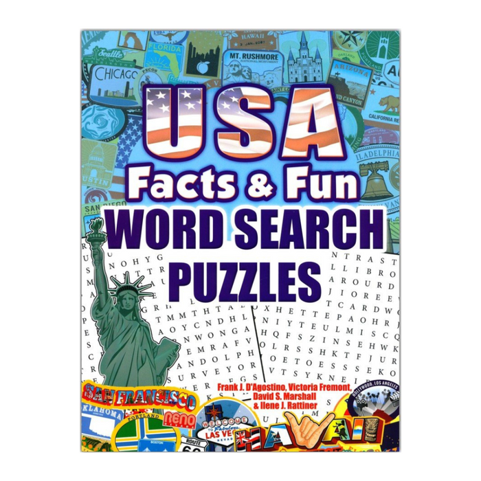 USA Facts & Fun Word Search Puzzles (256 Pages)