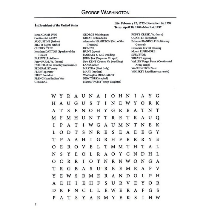 USA Facts & Fun Word Search Puzzles (256 Pages)