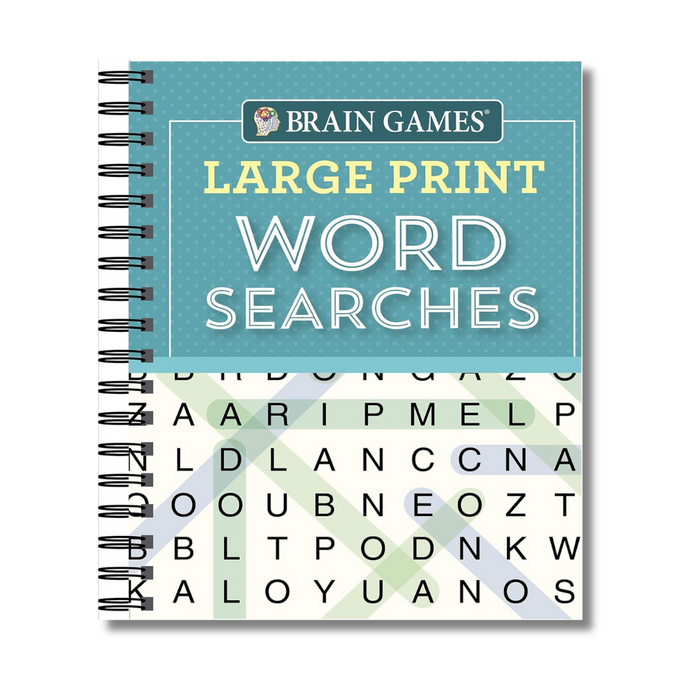 Large Print Bible Word Search (Spiral Bound) Book