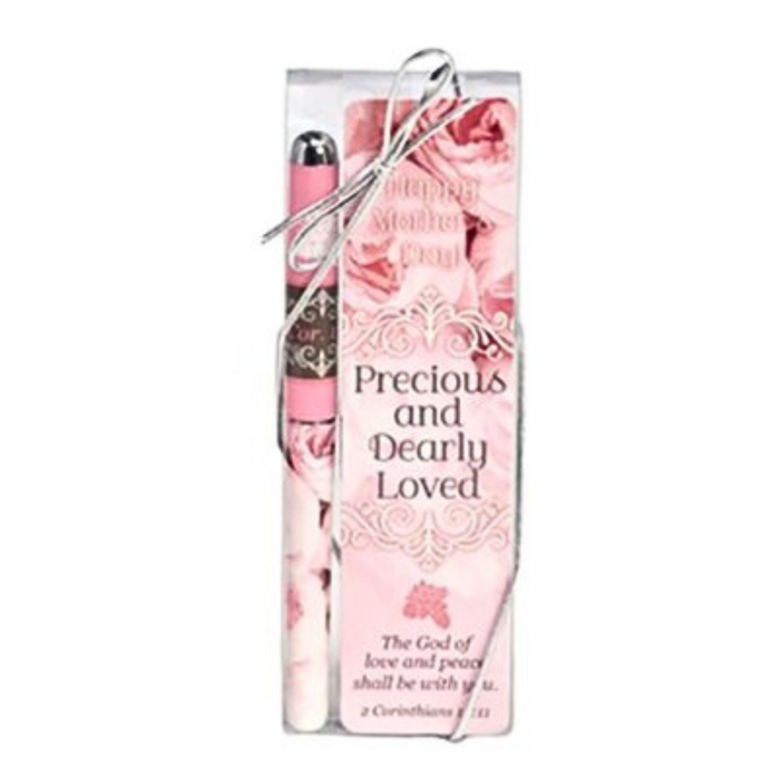 Mother's Day: Precious and Dearly Loved Bookmark and Pen Set