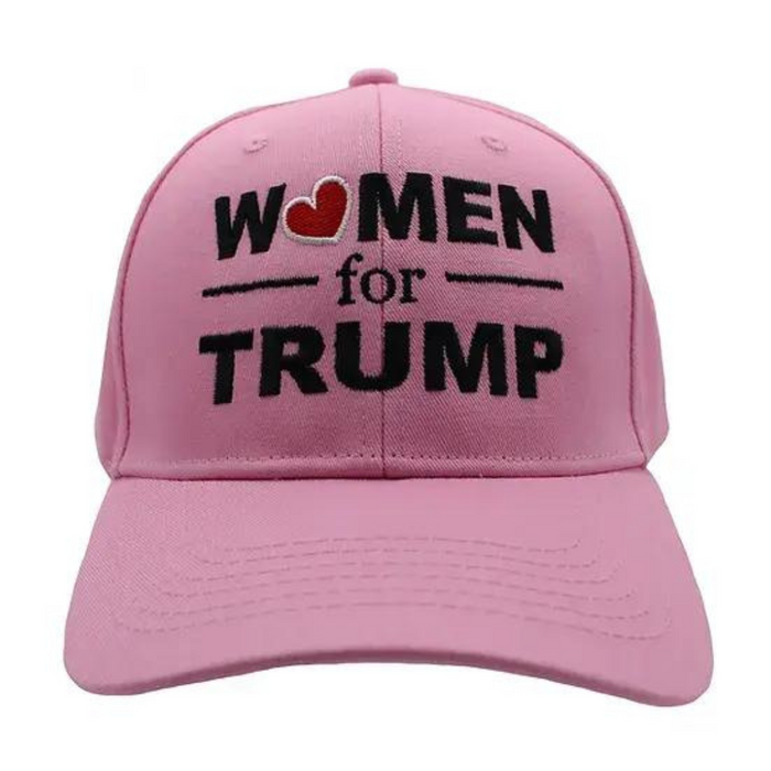 Women For Trump Embroidered Hat (Pink)