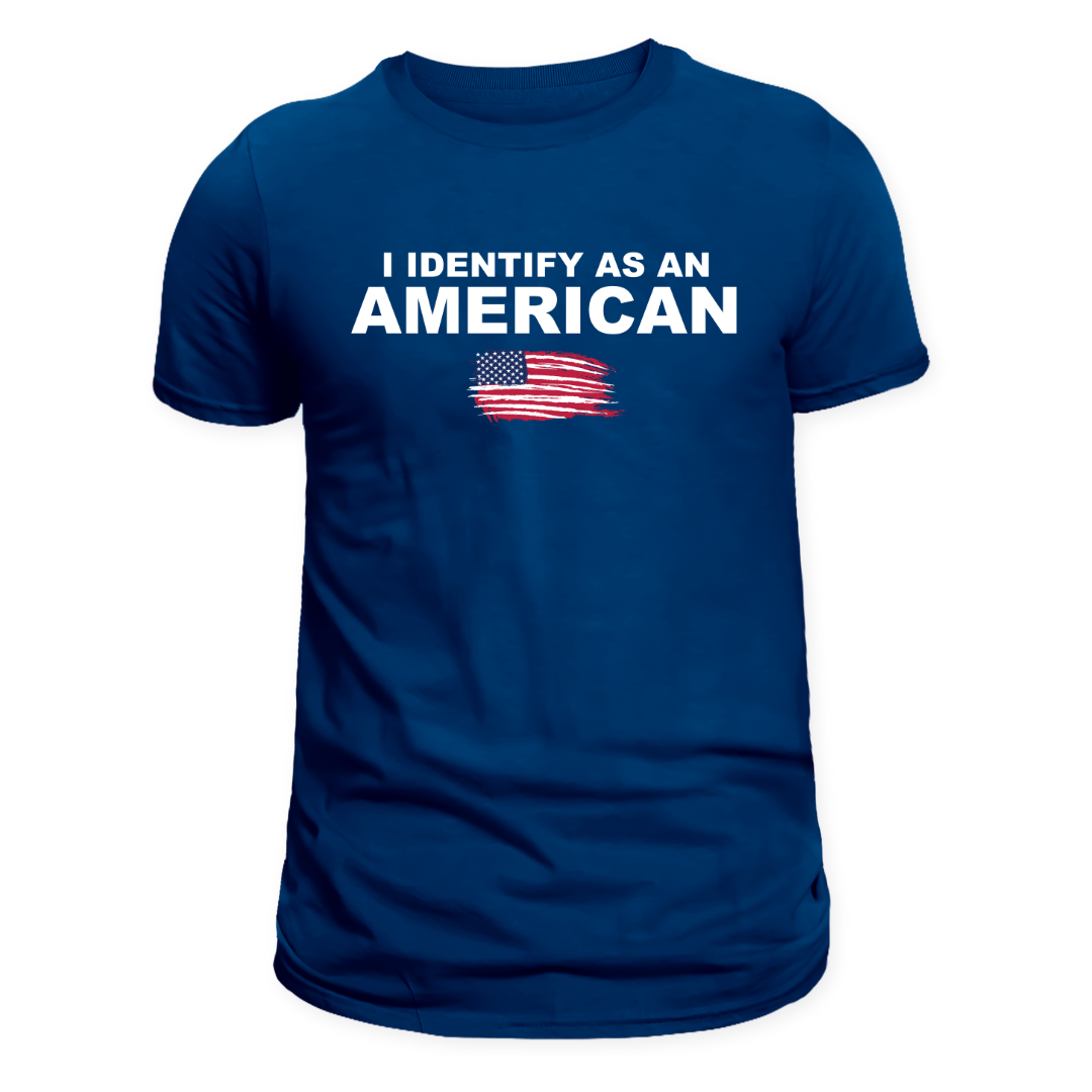 I Identify As An American T-Shirt – PatriotDepot.com