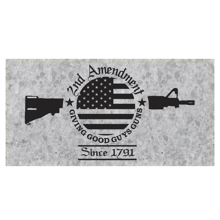 2nd Amendment Giving Good Guys Guns Since 1791 Weatherproof Sticker