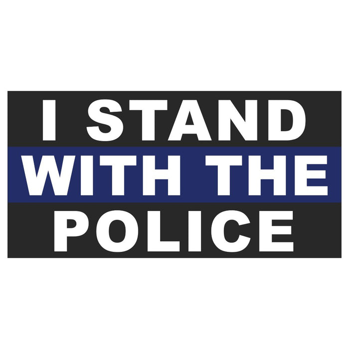 I Stand with Police Bumper Sticker