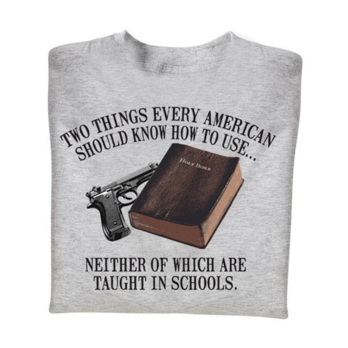 Two Things Every American Should Know How to Use Unisex T-Shirt