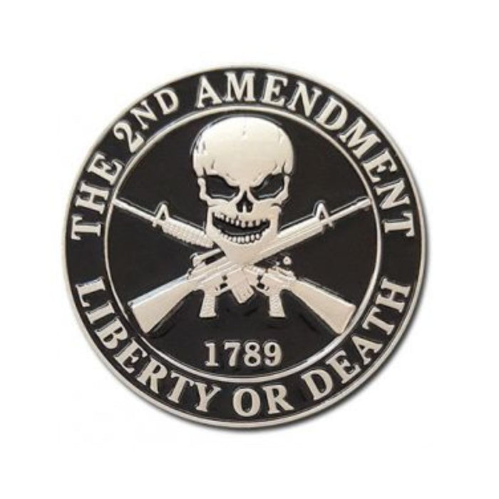 The 2nd Amendment Liberty or Death Lapel Pin