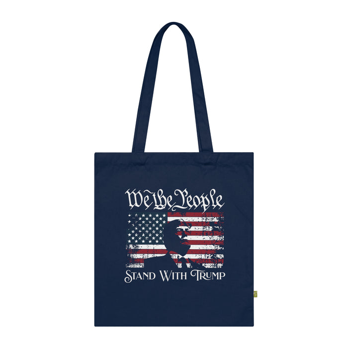 We the People Stand with Trump Silhouette Tote Bag (2 Colors)