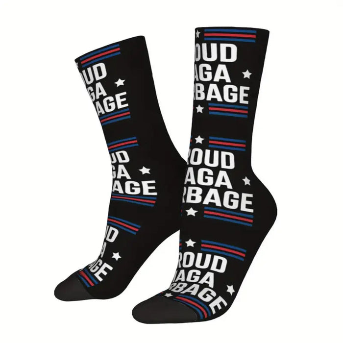 Proud MAGA Garbage Socks