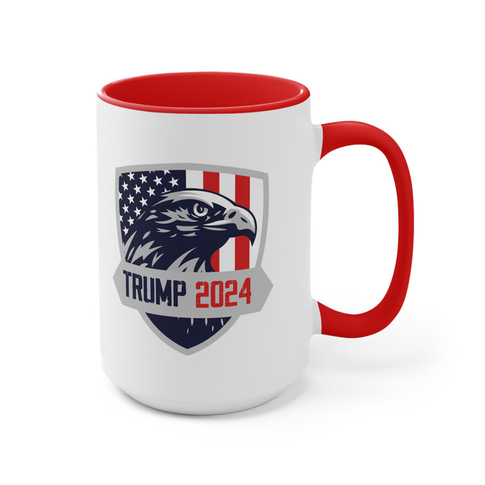 Trump 2024 Eagle Shield Mug (3 Colors, 2 Sizes)
