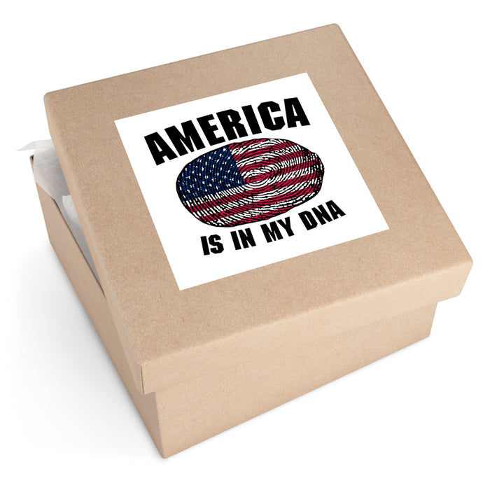 America Is In My DNA Sticker (Indoor\Outdoor)