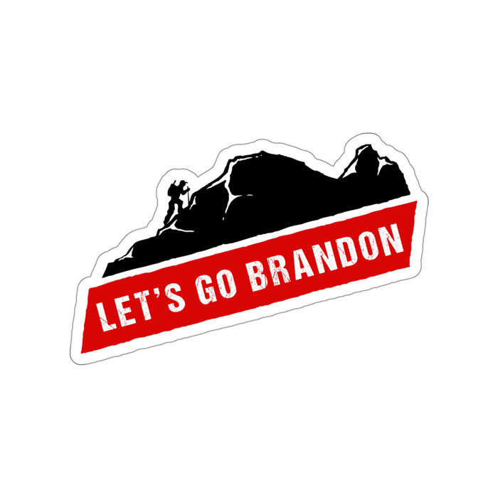 LET'S GO BRANDON, HIKING B1 Kiss-Cut Stickers (4 sizes)