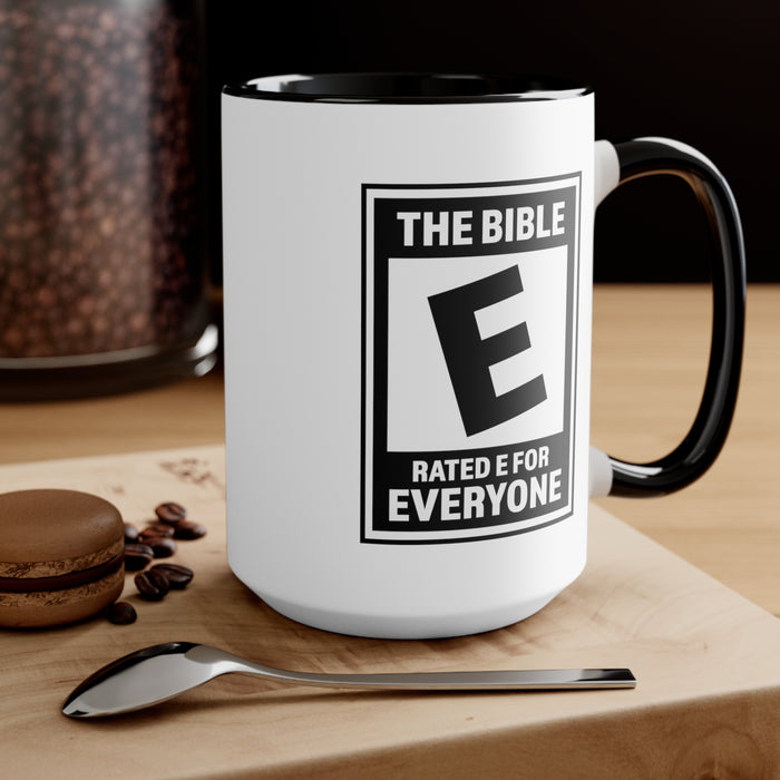 The Bible Rated E Mug