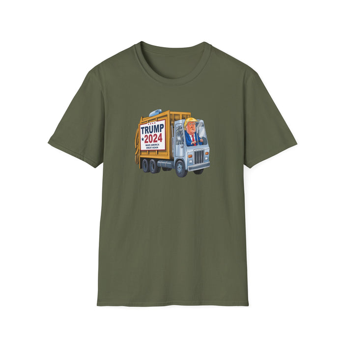 Trump 2024 Garbage Man Cartoon T-Shirt