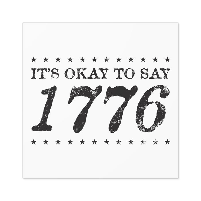 1776 Sticker (Indoor\Outdoor) (3 sizes)