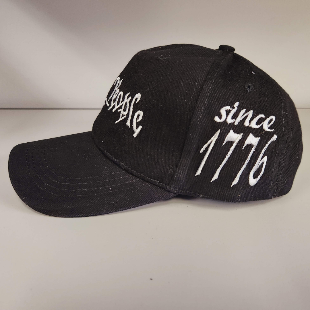 We the People Since 1776 Embroidered Hat (Black)