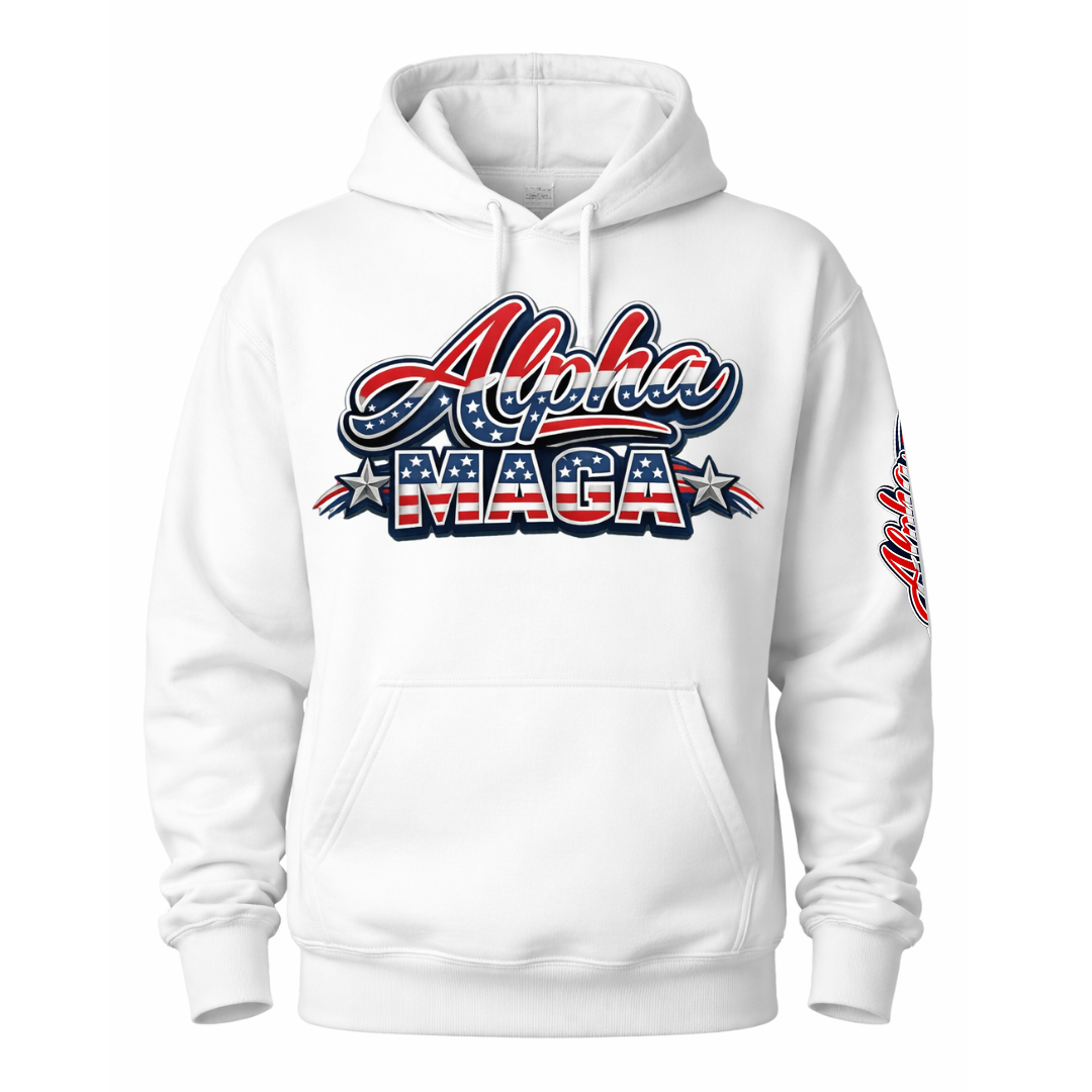 Alpha MAGA – Unapologetically American Hoodie
