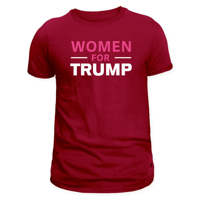 Women for Trump (Pink/Black Design) T-shirt