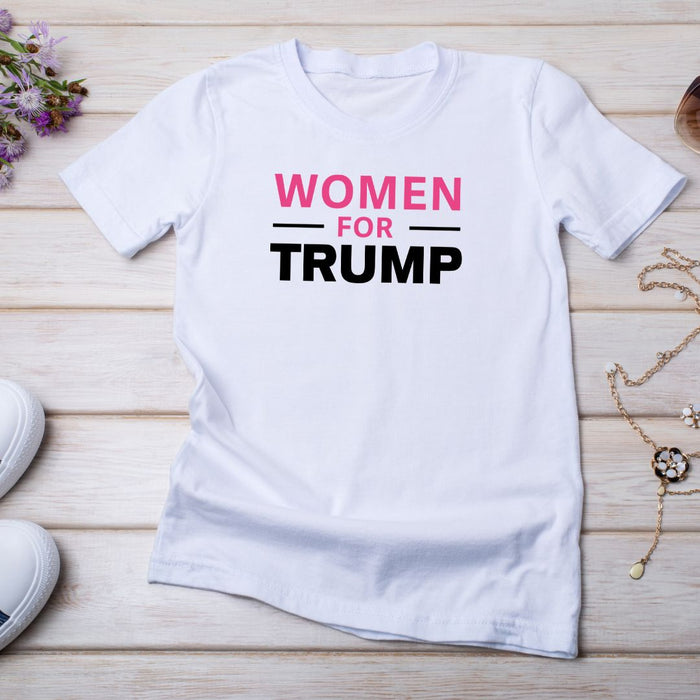 Women for Trump (Pink/Black Design) T-shirt