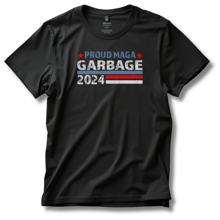 Proud MAGA Garbage 2024 T-Shirt (Distressed Design)