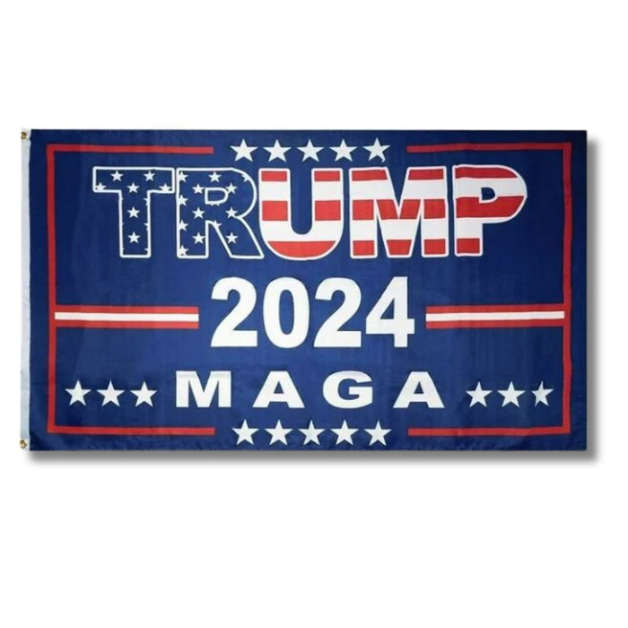 Trump 2024 Patriotic MAGA 3'x5' Flag
