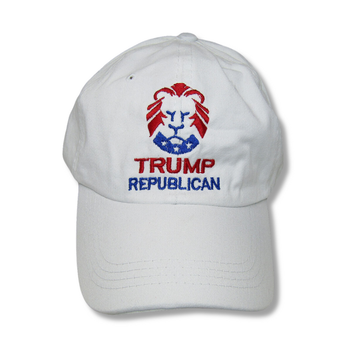 Trump Republican Lion Embroidered Hat