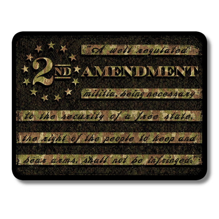 2nd Amendment Flag Bumper Sticker