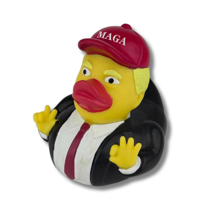 President Trump Rubber Duck with MAGA Hat