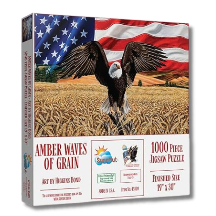 Amber Waves of Grain 1000 Piece Puzzle (Made in the USA)