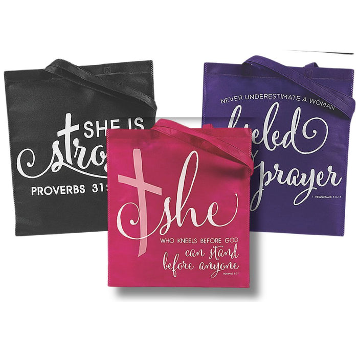 Women of God Tote Bags (3-pack)