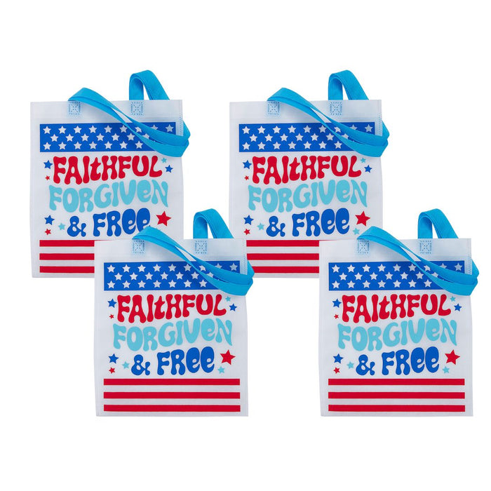 Faithful Forgiven & Free Tote Bags (4-pack)