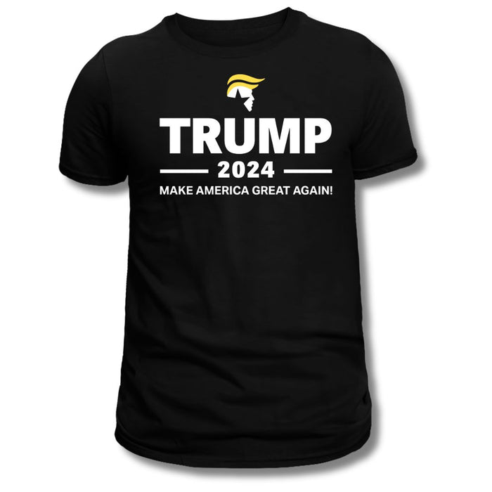 Trump 2024 Make America Great Again (Swoop Design) T-Shirt