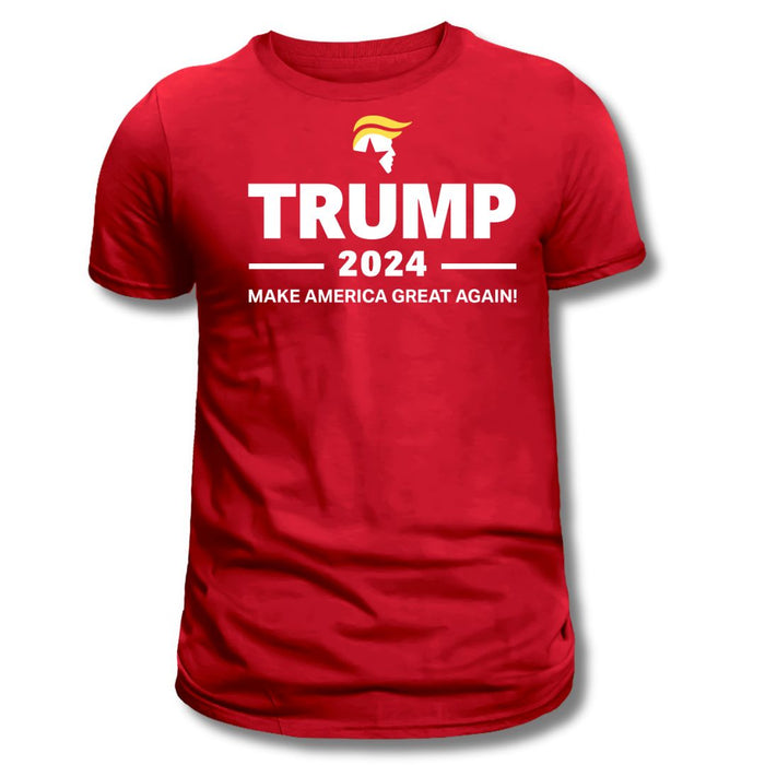 Trump 2024 Make America Great Again (Swoop Design) T-Shirt