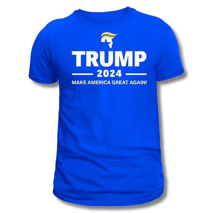 Trump 2024 Make America Great Again (Swoop Design) T-Shirt