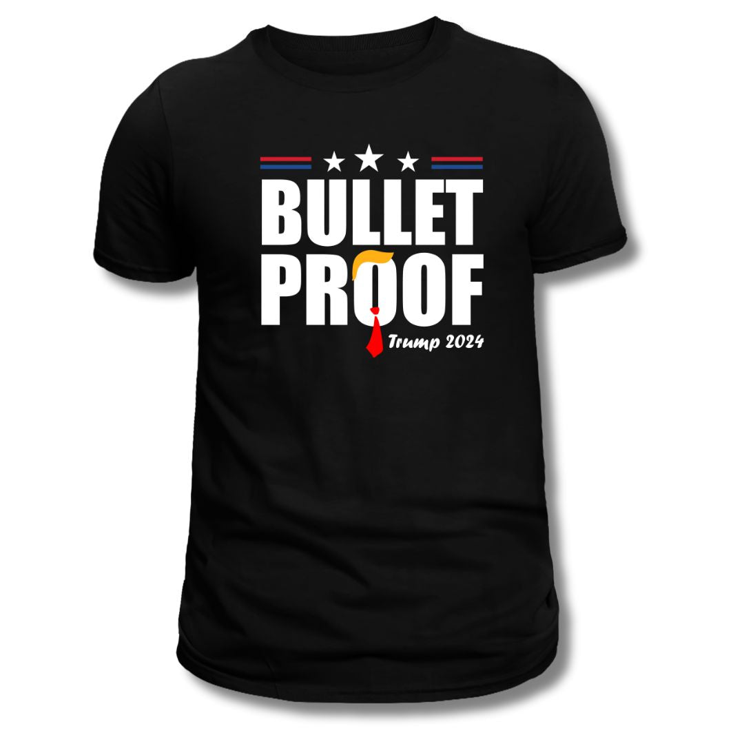 Bulletproof Trump 2024 T-Shirt — PatriotDepot.com