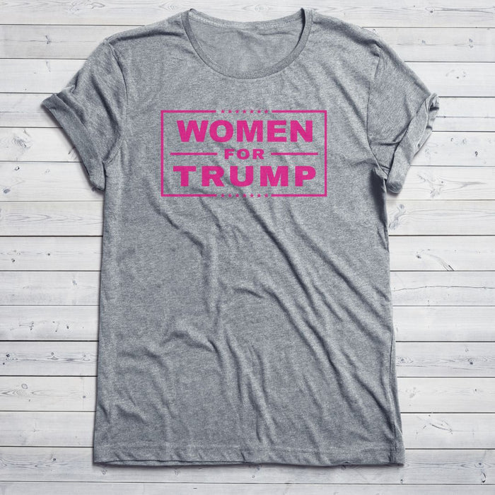 Women for Trump T-Shirt (Flamingo Punk Design)