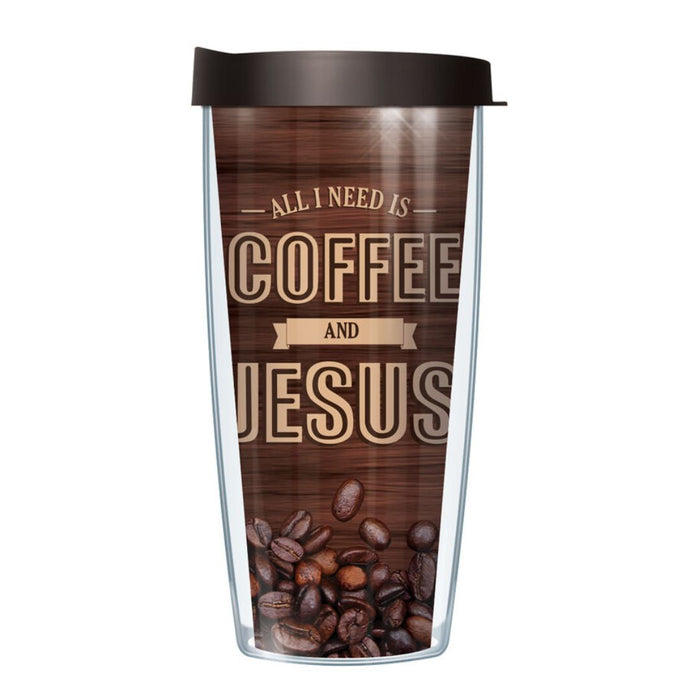 All I Need is Coffee & Jesus 16oz Tumbler