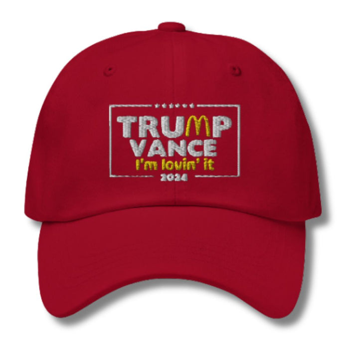 Exclusive: Trump Vance "I'm Lovin' It" 2024 Custom Embroidered Hat