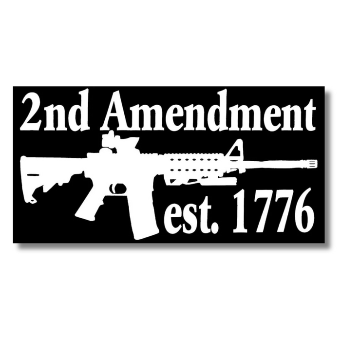 2nd Amendment est. 1776 Bumper Sticker