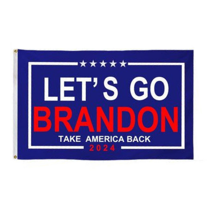 Let's Go Brandon Take America Back 2024 3'x5' Flag