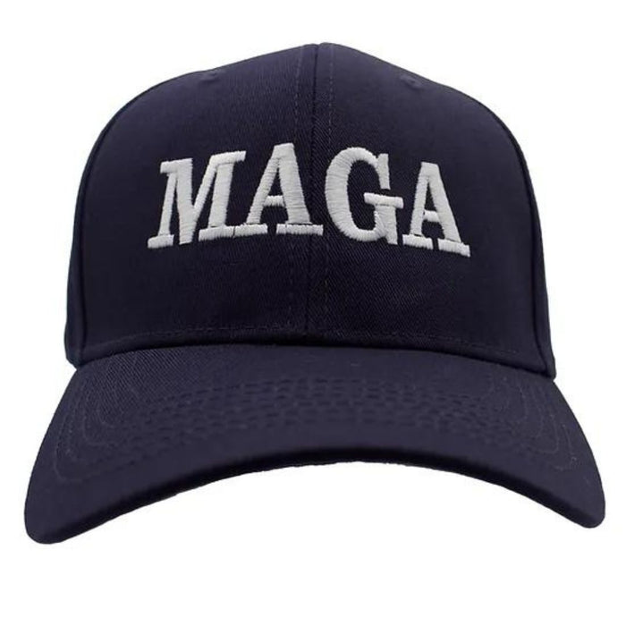 MAGA Custom Embroidered Hat (Navy)