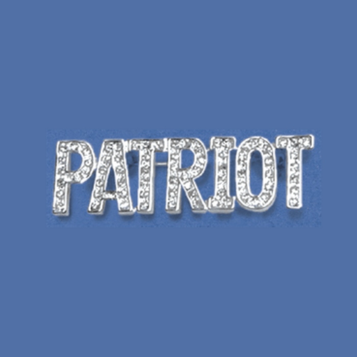 Patriot Crystal Brooch